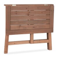 relaxdays Gartentisch braun rechteckig 80,0 x 50,0 x 73,0 cm  ( 10038660_0 )