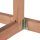relaxdays Gartentisch braun rechteckig 80,0 x 50,0 x 73,0 cm  ( 10038660_0 )