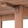 relaxdays Gartentisch braun rechteckig 80,0 x 50,0 x 73,0 cm  ( 10038660_0 )