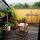 relaxdays Gartentisch braun rechteckig 80,0 x 50,0 x 73,0 cm  ( 10038660_0 )