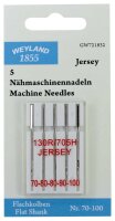 WEYLAND 1855 Nähmaschinennadeln silber Jersey, 5 St.