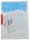 DONAU Klemmhefter transparent/rot, 1 St.