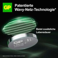 GP Knopfzellen CR2032 Lithium 3,0 V, 10 St.