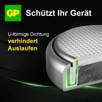 GP Knopfzellen CR2032 Lithium 3,0 V, 10 St.