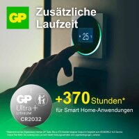 GP Knopfzellen CR2032 Lithium 3,0 V, 10 St.