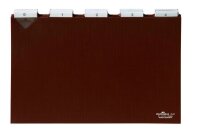 DURABLE Karteikartenregister A-Z, blanko, Jan.-Dez., 0-31 braun
