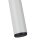 relaxdays Gartentisch weiß quadratisch 59,0 x 59,0 x 74,0 cm