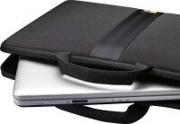 case LOGIC® Laptoptasche Attaché Kunststoff schwarz 3201244 bis 40,6 cm (16 Zoll)