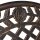 relaxdays Gartenbank 10036113_1254 braun/bronze Metall 111,5 cm  ( 10036113_1254 )