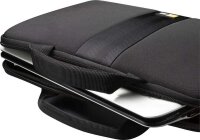 case LOGIC® Laptophülle Chromebook/ MacBookAir Kunststoff schwarz bis 29,5 cm (11,6 Zoll)