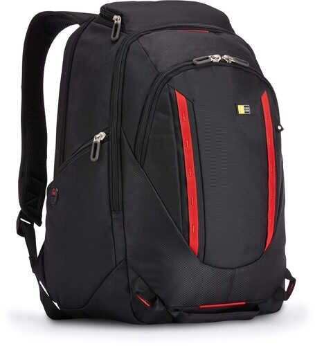 case LOGIC® Laptop-Rucksack Evolution Kunststoff schwarz, rot 29,0 l bis 40,6 cm (16 Zoll)