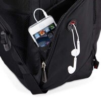 case LOGIC® Laptop-Rucksack Evolution Kunststoff schwarz, rot 29,0 l bis 40,6 cm (16 Zoll)