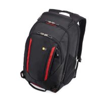case LOGIC® Laptop-Rucksack Evolution Kunststoff schwarz, rot 29,0 l bis 40,6 cm (16 Zoll)