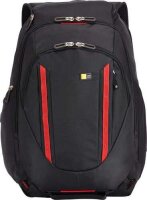 case LOGIC® Laptop-Rucksack Evolution Kunststoff schwarz, rot 29,0 l bis 40,6 cm (16 Zoll)