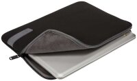 case LOGIC® Laptophülle Reflect Polyester schwarz bis 33,8 cm (13,3 Zoll)