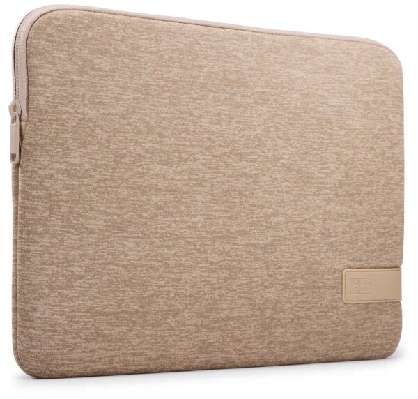 case LOGIC® Laptophülle Reflect Polyester boulder beige bis 33,8 cm (13,3 Zoll)