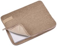 case LOGIC® Laptophülle Reflect Polyester boulder beige bis 33,8 cm (13,3 Zoll)
