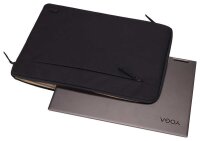 case LOGIC® Laptophülle Invigo Polyester schwarz...