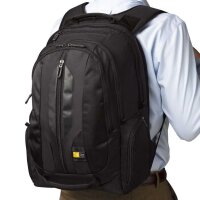 case LOGIC® Laptop-Rucksack Backpack Kunststoff schwarz bis 44,0 cm (17,3 Zoll)