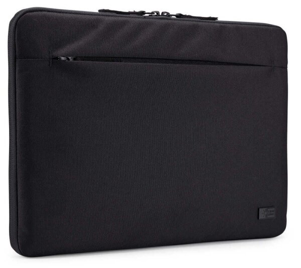 case LOGIC® Laptophülle Invigo Polyester schwarz bis 35,6 cm (14 Zoll)