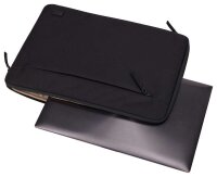 case LOGIC® Laptophülle Invigo Polyester schwarz...