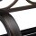 relaxdays Gartenbank 10030988_1254 schwarz/bronze Metall 127,5 cm