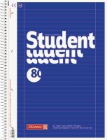 BRUNNEN Collegeblock Student liniert DIN A4 mit Rand, 5 St.