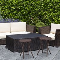 relaxdays Klapphocker BASTIAN braun, H: 45,0 cm