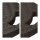 relaxdays Klapphocker BASTIAN braun, H: 45,0 cm