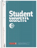 BRUNNEN Collegeblock Student DUO liniert und kariert DIN...