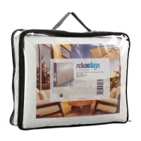 relaxdays Sonnensegel dreieckig weiß 3,0 x 3,0 m