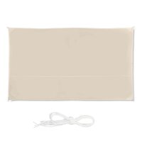 relaxdays Sonnensegel rechteckig beige 3,0 x 4,0 m  (...