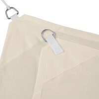 relaxdays Sonnensegel rechteckig beige 3,0 x 4,0 m  ( 10026351_980 )