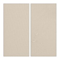 relaxdays Sonnensegel rechteckig beige 2,0 x 4,0 m