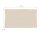 relaxdays Sonnensegel rechteckig beige 2,0 x 4,0 m