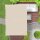 relaxdays Sonnensegel rechteckig beige 2,0 x 4,0 m