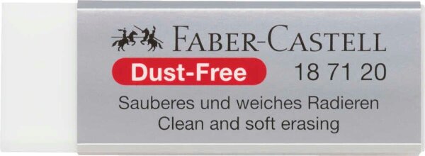 FABER-CASTELL Radiergummi PVC-FREE weiß, 1 St.