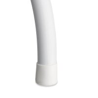 relaxdays Gartentisch BASTIAN weiß rechteckig 178,0 x 74,0 x 72,0 cm