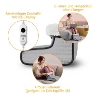 medisana FW 120 Fußwärmer grau 100 Watt