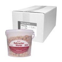 HELLMA  Rohrzucker Würfelzucker, 2x2,0 kg