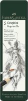 FABER-CASTELL Graphit Aquarelle Bleistifte HB, 2B, 4B,...
