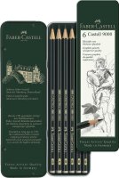 FABER-CASTELL Castell 9000 Bleistifte B, HB, 2B, 4B, 6B,...