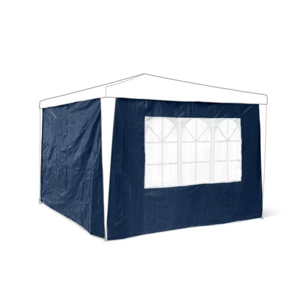 relaxdays Pavillon-Seitenteil, blau, 2 St.