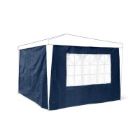 relaxdays Pavillon-Seitenteil, blau, 2 St.