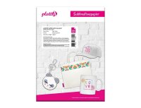 plottiX Sublimationspapier weiß,  100 Blatt