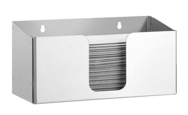 Bartscher Papierhandtuchspender ILZF20 850057 silber Chromnickelstahl gebürstet, 1 St.