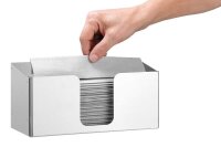Bartscher Papierhandtuchspender ILZF20 850057 silber Chromnickelstahl gebürstet, 1 St.