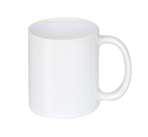 plottiX Keramiktasse für Tassenpresse weiß, 1 St.