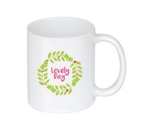 plottiX Keramiktasse für Tassenpresse weiß, 1 St.