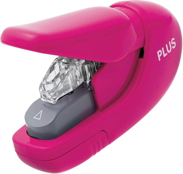 PLUS JAPAN Klammerloses Heftgerät pink, 1 St.